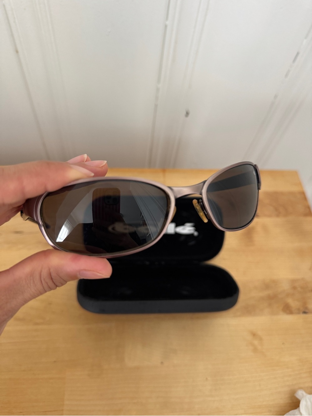 Vintage 90’s Bolle Brown Oval Sunglasses - Picture 5 of 5